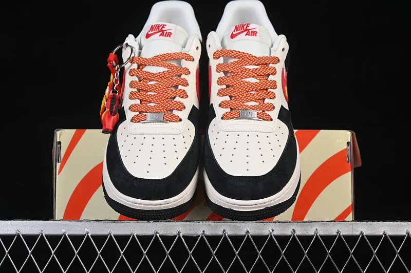 All Categories Nk Air Force 1 Air Force Series Nk Air Force 1 Low Air Force Low Nike Air Force 1'07 Low Year of the Horse Limited Edition Red and Black Contrast Air Force One Low-top Casual Shoes MZ9588-835